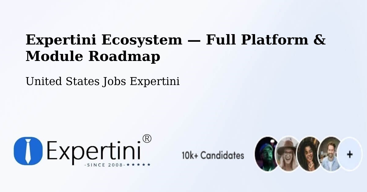 Expertini Ecosystem — Full Platform & Module Roadmap – Esko